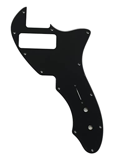Electric Guitar Pickguard For Telecaster 69 Thinline Reissue P90 Style (1 Ply Black)