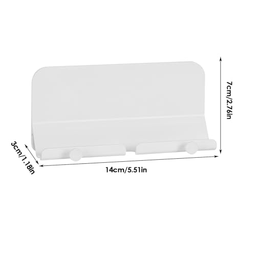 Genérico Soporte De Pared para Teléfono Móvil - Soporte Cargador para Teléfonos | Estante Organizador Adhesivo Antideslizante para Smartphone Tablet Teléfonos Hogar Baño Estudio Ereader Salón Armario - imagen 5