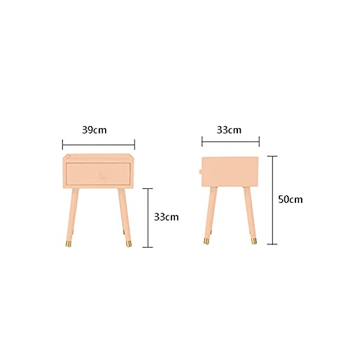 Table de chevet étroite 33cm pour gagner de la place près du lit