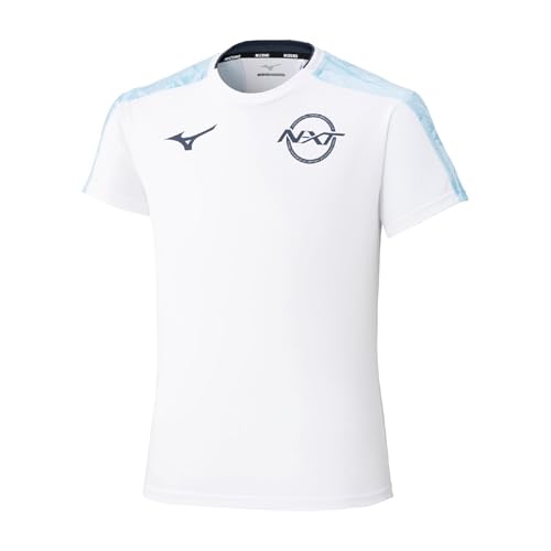 [ミズノ] 陸上ウェア ランニング N-XT プラクティスシャツ 半袖 U2MAC015 ホワイトのサムネイル