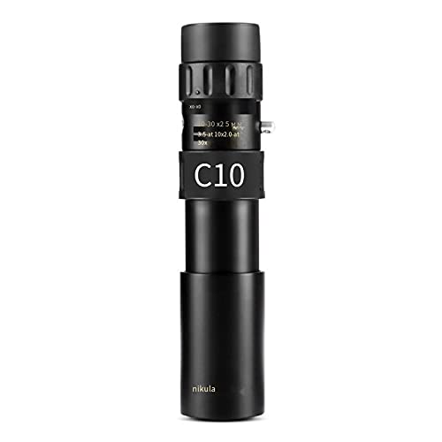 Jumelles 10-30x300 avec trépied et support smartphone pour observation nature