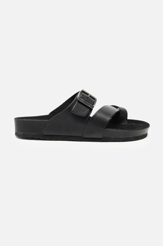 Image of Louis Philippe mens Louis Philippe mens casual full Black sandal Sandal