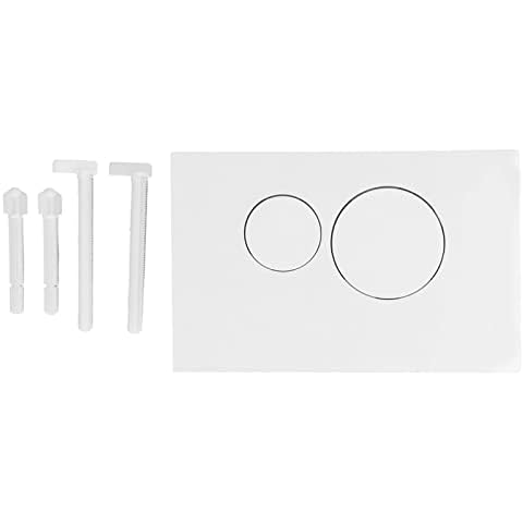 HERCHR Dual Flush Toilet Push Button Panel Cover