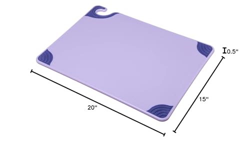 Tabla de Cortar San Jamar Saf-T-Grip 38x50 cm Morada miniatura 6