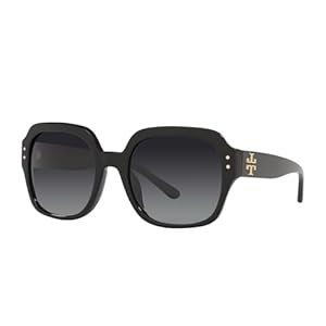 Tory Burch TY7143U Women’s Sunglasses Black/Grey Gradient Polar 56