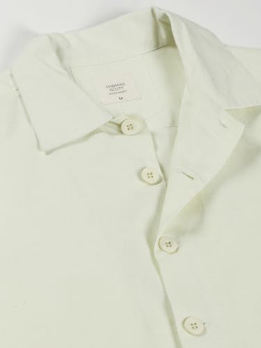 Image of Thomas Scott Men's | Solid | Full Sleeve | Regular Fit | 100% Cotton | Double Pocket | Spread Collar | Casual Shirt