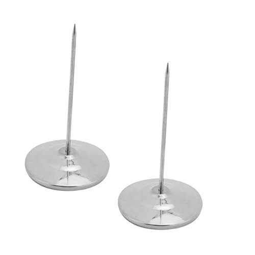 HOMSFOU Bill Counter Desk Fork Holder Receipt Invoice Spike Paper Menu Holder for Office