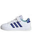 アディダス スニーカー キッズ グランドコート 2.0 EL 男の子 女の子 17~25.5cm ユニセックス子供 LKK27 フットウェアホワイト/ルシッドブルー/プリラブドブルー (HP8915) 19.0 cm