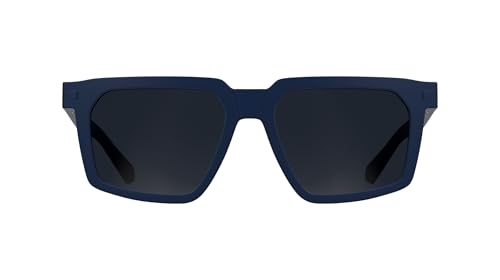 Calvin Klein Jeans Mens Sunglasses CKJ25621S - Matte Blue with Solid Blue Lens