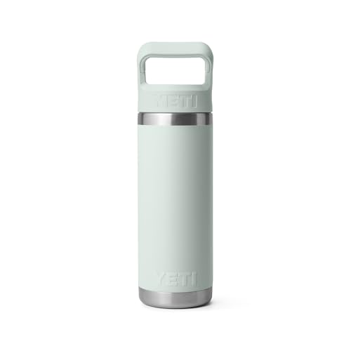 Image of YETI Rambler 18 oz Bottle, Vacuum Insulated, Stainless Steel with Color Matching Straw Cap, Ridgeline
