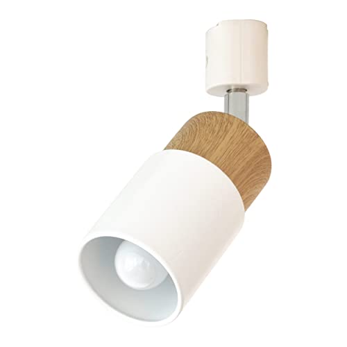 BELLED スポットライト 1灯 エトーレ ダクトレール用 照明 ダクトライト E17 天井照明 間接照明 ホワイト BBS-091(WH)