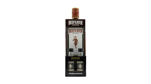 Beefeater Dry Gin con dos miniaturas de Beefeater Black, 700 ml