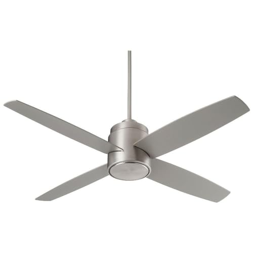 Oxygen Lighting Oxygen 3-101-24 Contemporary Modern 52``Ceiling Fan from Oslo Collection in Pewter, Silver Finish, Satin Nickel