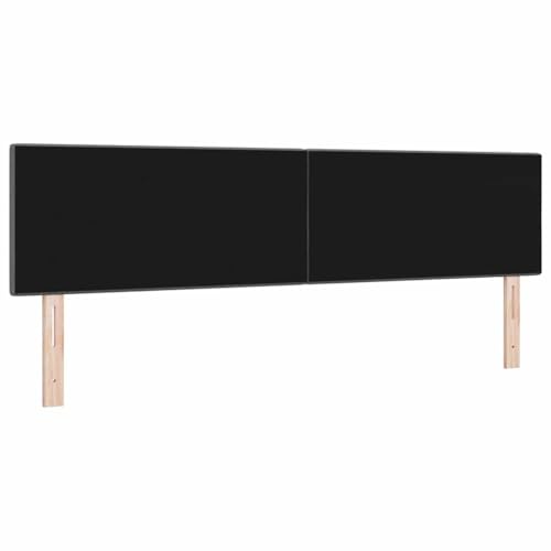 vidaXL Kopfteil mit Kopfteil Dunkelgrau 180 cm Stoff, Moderne Schlafzimmerdeko, höhenverstellbar, rechteckiger gepolsterter Kopfteil, schickes Bettgestell, platzsparend!