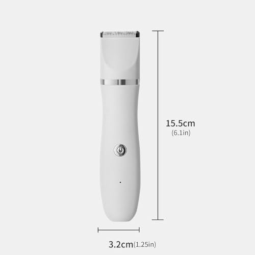 Tondeuse rechargeable pour animaux dotée de 4 têtes interchangeables