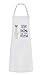 Delantal de cocina – Alpaka Cartoon Gafas de sol Drama – Delantal unisex para hombre y mujer, algodón, Blanco, talla única