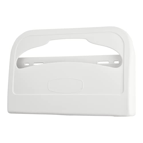 Image of EZbrnd Wall-Mounted Half-Fold Toilet Seat Cover Dispenser for Commercial /Residential /Bathroom /Office, Seat Cover Paper Sold Separately, White, 3100-EZ