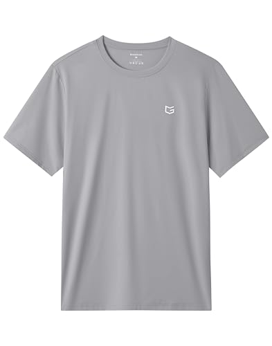 Image of G Gradual Men's Sun Protection Swim Shirt UPF 50+ Rash Guard Short Sleeve Quick Dry Water Hiking Workout Shirts for Men