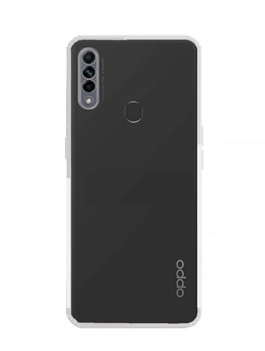 Image of COVERBLACK Rubber Back Cover for Oppo CPH2015 / Oppo A31 / A8 - Transparent