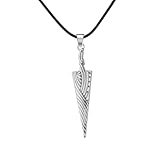 BLEOUK Knight Nail Sword Necklace Knight Themed Gift Knight Game Gift Knight Game Lover Gift Knight Nail Jewelry Knight Souvenir (nail sword necklace)