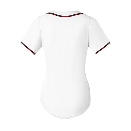 Yuji Itadori Camiseta feminina de beisebol jersey softball, abotoada, manga curta, gola V, roupas es
