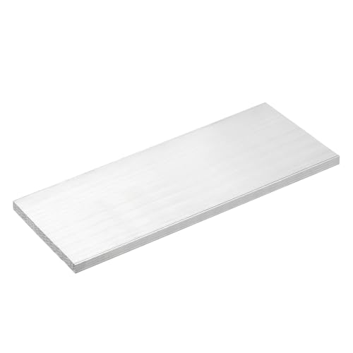 Image of uxcell Square Aluminum Flat Bar, 5 /16 inch Thick 3.5 inch Width 10 inch Length Square Aluminum Bar 6061 Aluminum Flat Plate, 8 x 90 x 254mm T6511 Solid New Mill Stock for Industrial Building