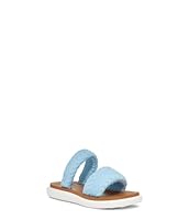 Koolaburra by UGG Women's Alane Terry Slide Sandal, Clear Sky, 9