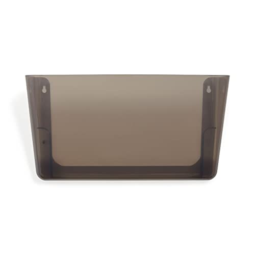 TRU RED Staples Unbreakable Plastic Letter Wall File, Smoke, 3/Pack (TR55343VS)