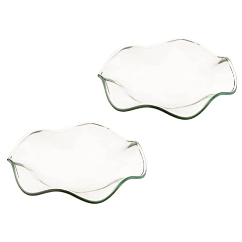 Angoily 2 Pièces Plat D'Huile Essentielle Spa Para Ampoules Chauffe-Cire Plaques D'Huile Essentielle De Spa Support De Plaque De Bougie Plaques Chauffantes...