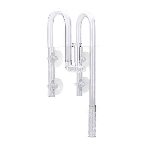 HUANGANG Aquariums Skimmer Clear Tube for Filter Filtration for Oil Protein Scums Filter Drain Tube Pipe