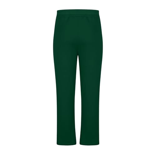 Finelylove Sweatpants for Men Open Bottom Fleece Baggy Joggers Pants Straight Leg Solid Stretch Workout Athletic Pants4