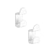 Gedy - 2 PCS CROCHETS Blanc 2900 - Gedy - G-60270200100