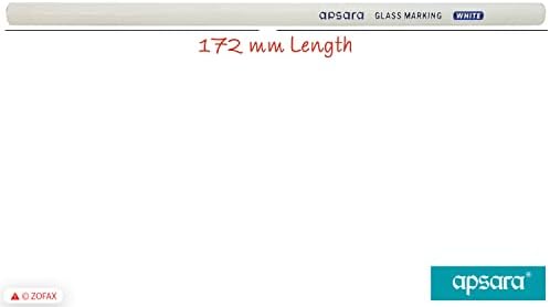 Apsara 10 Glass Marking WHITE Pencils For Glass Fabric Leather Lens Metal Vinyl