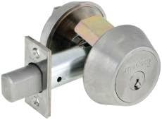 Medeco 11TC602-26-DLT Maxum Single Cylinder Deadbolt 2-3/4" Backset Commercial (Satin Chrome)