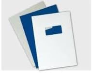 Linen Presentation cover sets with Window 8 3/4 x 11 1/4 with 2 round Corners (200 Pcs.)