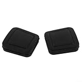 BildeeMait Keyless Entry Door Handle Button Covers Caps for Benz S Class W220 CL C215 SL R230 Front Left Right Black Rubber A2207601370 A2207601470 (Paar)