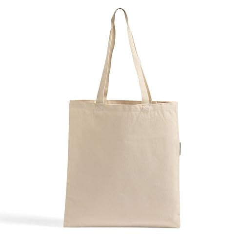 Organic Cotton Canvas Tote Bags &ndash; 12 Pack
