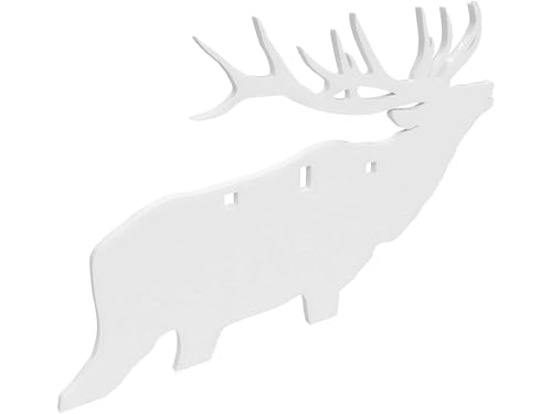 Birchwood Casey AR500 3/8' Silhouette / 3-Hole/ELK