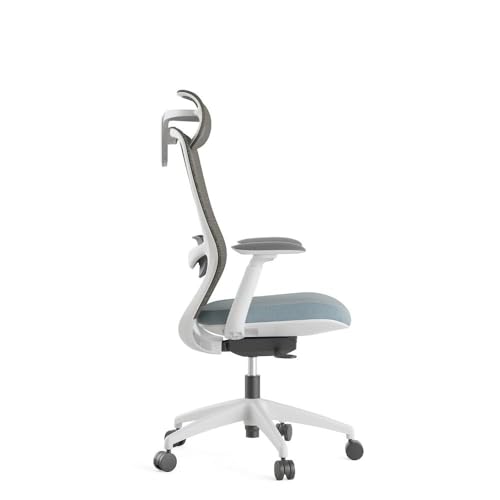 Image of Wakefit Quantum Ergonomic Office Chair | Work from Home | 4D Adjustable Soft Armrests | Adjustable Lumbar Support | Seat Slider | 3 Years Warranty