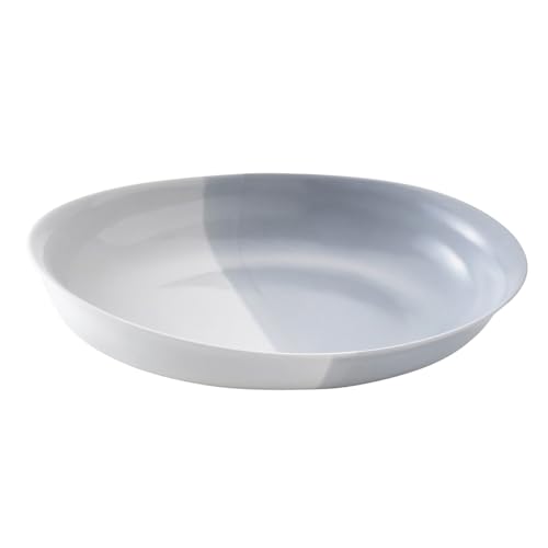 波佐見焼 皿 カレー皿 パスタ皿 約26×17cm 電子レンジ 食洗機対応 コンフォート/ハーフ グレーマット 日本製 537098