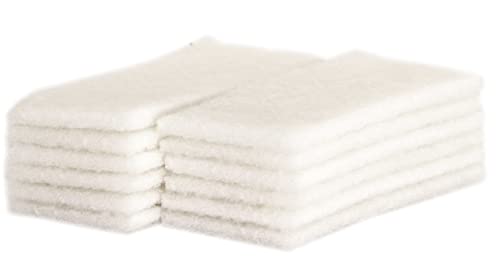 Auftrags und Polierpad WEIß - 12 Stück für den Handpadhalter und Stielpadhalter Professional