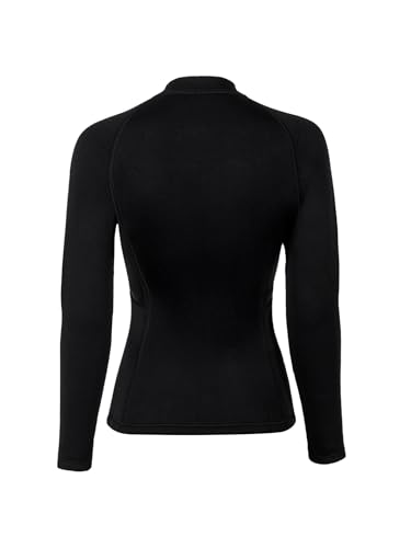 Chaqueta de neopreno térmica de 3 mm para mujer, deportiva, para buceo, vela y wading miniatura 4