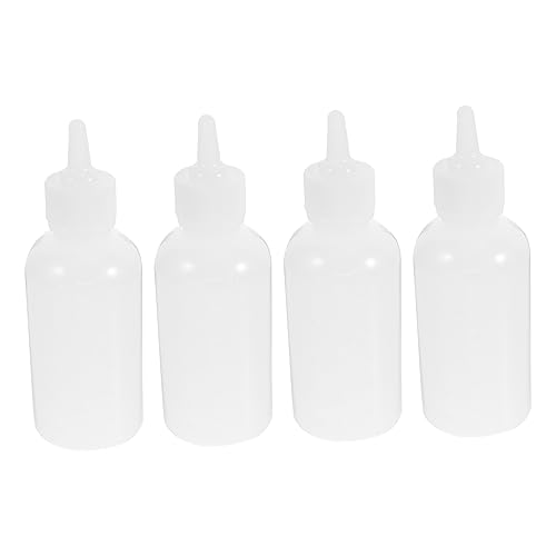 Toddmomy 4Pcs Reusable Nursing Bottles for Pets Lightweight Milk Bottles with Soft Nipples for Kittens Puppies and Animals Portable Feeding