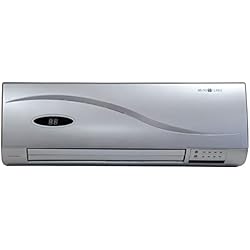 Ventilador Split Ce04202 Calefactor Split de Pared, 2000 W, Cerámico, 2 Posiciones, Ventilacion, Temporizador, Color Plata