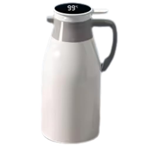 IJSDNVJNDX Hervidor Térmico Doméstico con Pantalla Digital para Café, Termo de Vidrio, Botella de Agua de Gran Capacidad, Color, 2 L.