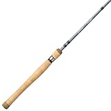 Pflueger 7' President Spinning Rod, 2 Piece Fishing Rod, Medium Rod Power, 6-12 lb Line Rating, Lure Rating 1/8-1/2 oz