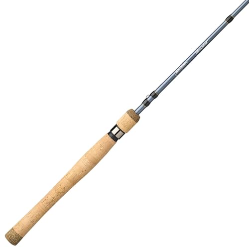 Pflueger 7' President Spinning Rod, 2 Piece Fishing Rod, Medium Rod Power, 6-12 lb Line Rating, Lure Rating 1/8-1/2 oz