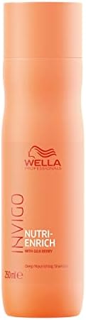 Wella Professionals Invigo Nutri-Enrich Shampoo for Damaged Hair | 250 ml | Nourishing, Hydrating Hair Cleanser for Dry Hair | With Goji Berry Nutrients