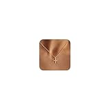 FICXOR Cross Necklace for Women,14k Gold Plated Necklace Dainty Gold Charm Cross Necklaces Gold Figaro Chain Cute Cross Pendant Necklace for Women Jewelry Trendy Gifts