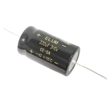 Condensateur polarisé 450V 220UF axial pour éliminer les bruits